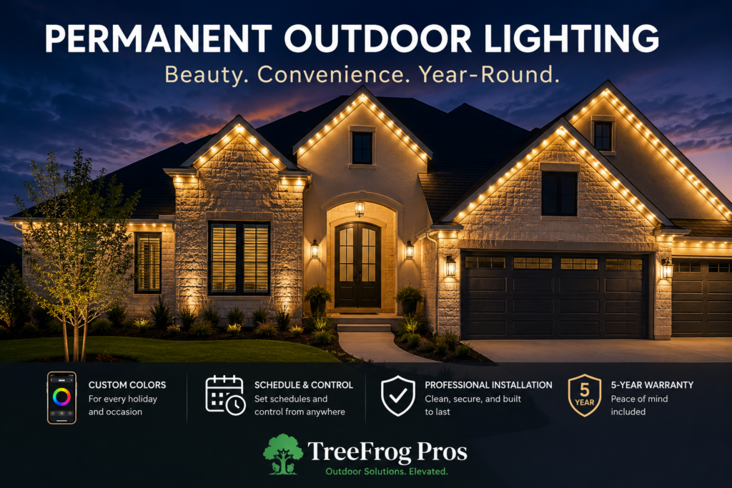 Permanent Outdoor Lighting: A Smarter Way to Light Your Home Year-Round